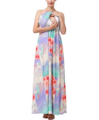 Maternity Pixie Nursing Maxi Dress