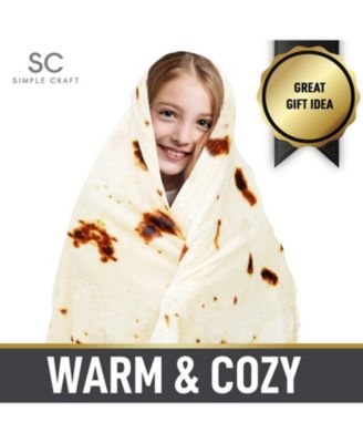 Tortilla Giant Tortilla Throw Blanket for Adults and Kids 60 inch