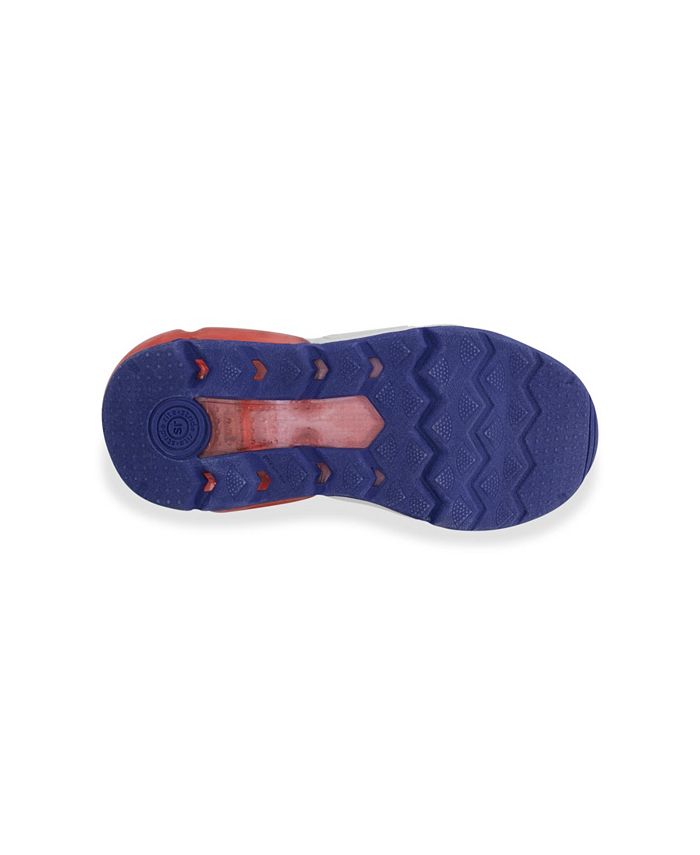 Stride Rite Baby Girl's Made2Play Surge Bounce Sneaker – Light-Up Athletic Shoes With Hook & Loop Closure