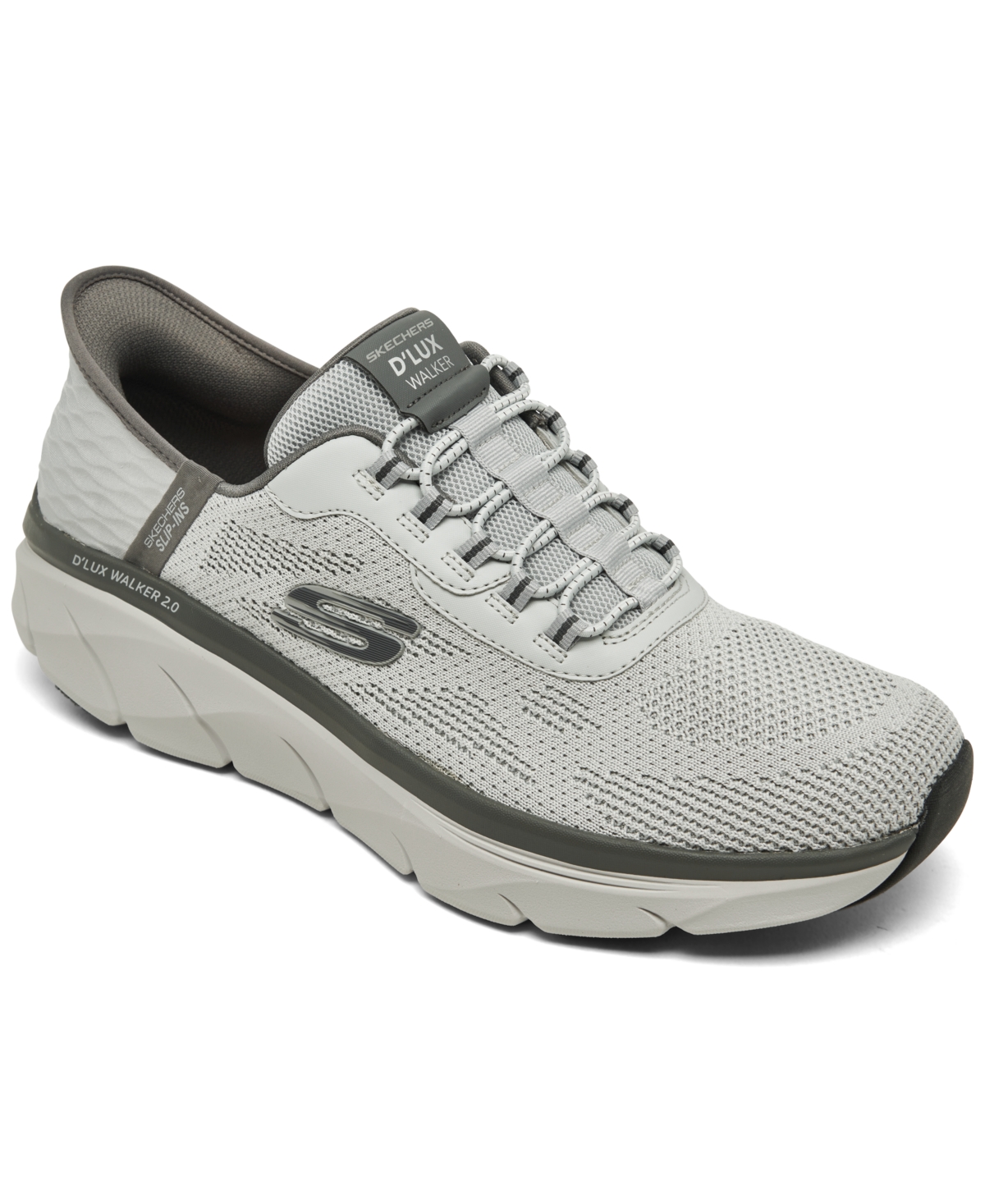 Men's Slip-Ins Rf D'Lux Walker 2.0 - Resonate Walking Sneakers from Finish Line - Gycc-gray/