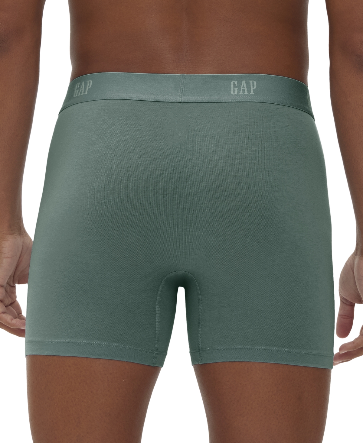 Shop Gap Men's 3-pk. Stretch Boxer Briefs In Dark Forest