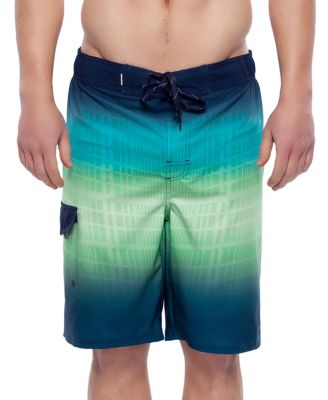 Men's 9" NO Liner Board Shorts Elastic Waist Quick Dry Swim Trunks