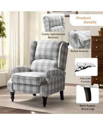 Asikli 31'' Wide Manual Standard Recliner with Wingback Design