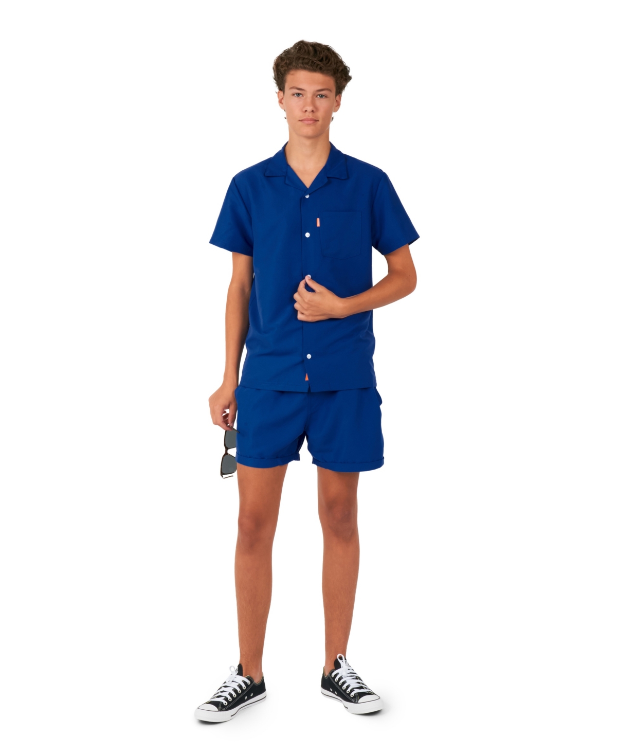 Shop Opposuits Big Boys 2 Pc Summer Shirt And Shorts Set In Navy
