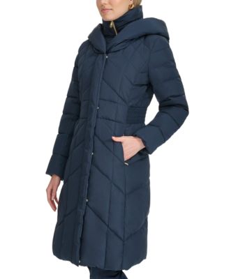 Women's Bibbed Hooded Puffer Coat