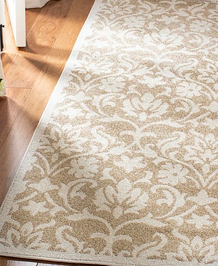 Safavieh Amherst AMT424 Wheat and Beige 2'3" x 7' Runner Outdoor Area