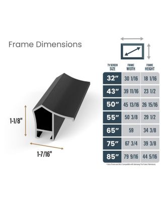 32" Alloy Prismatic Frame for Samsung The Frame or Frame Pro TV 2021-2026