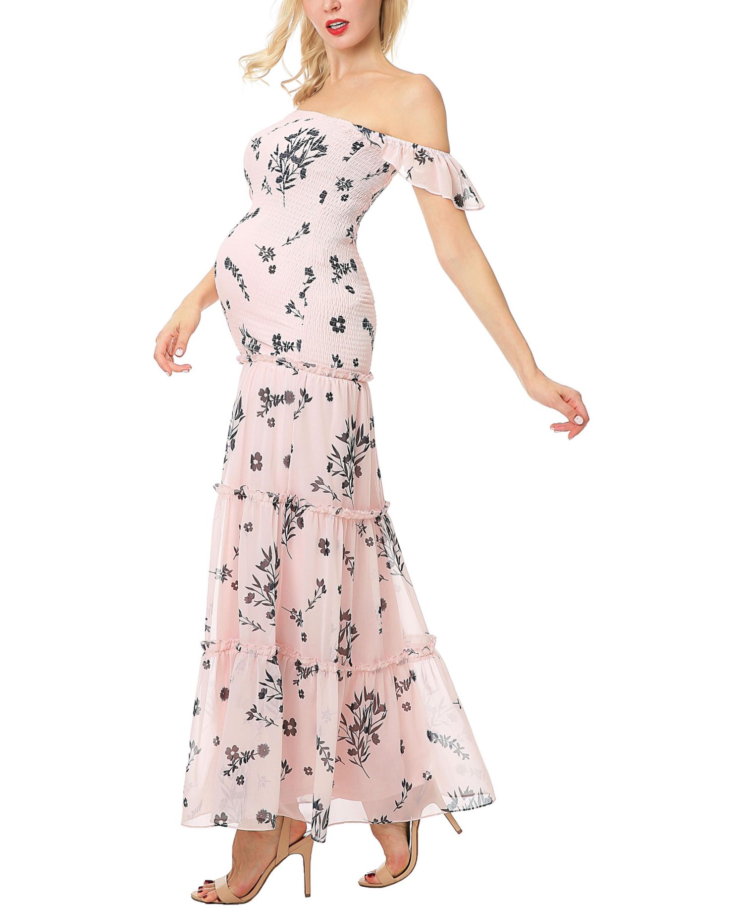 Women's Charity Smocked Maxi Dress