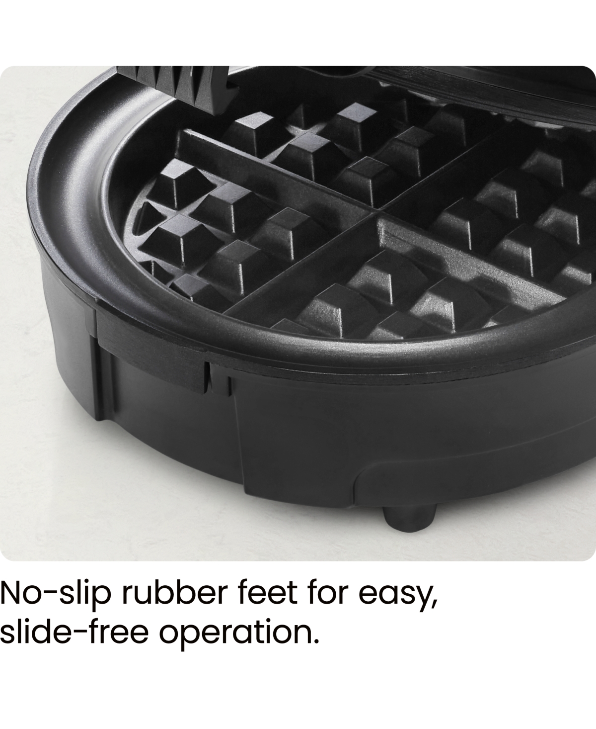 Chefman Anti-Overflow Belgian Waffle Maker w/ Shade Selector, Non Stick Plates