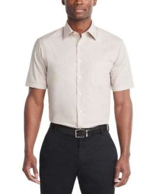 Poplin Solid Short-Sleeve Dress Shirt