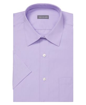 Poplin Solid Short-Sleeve Dress Shirt