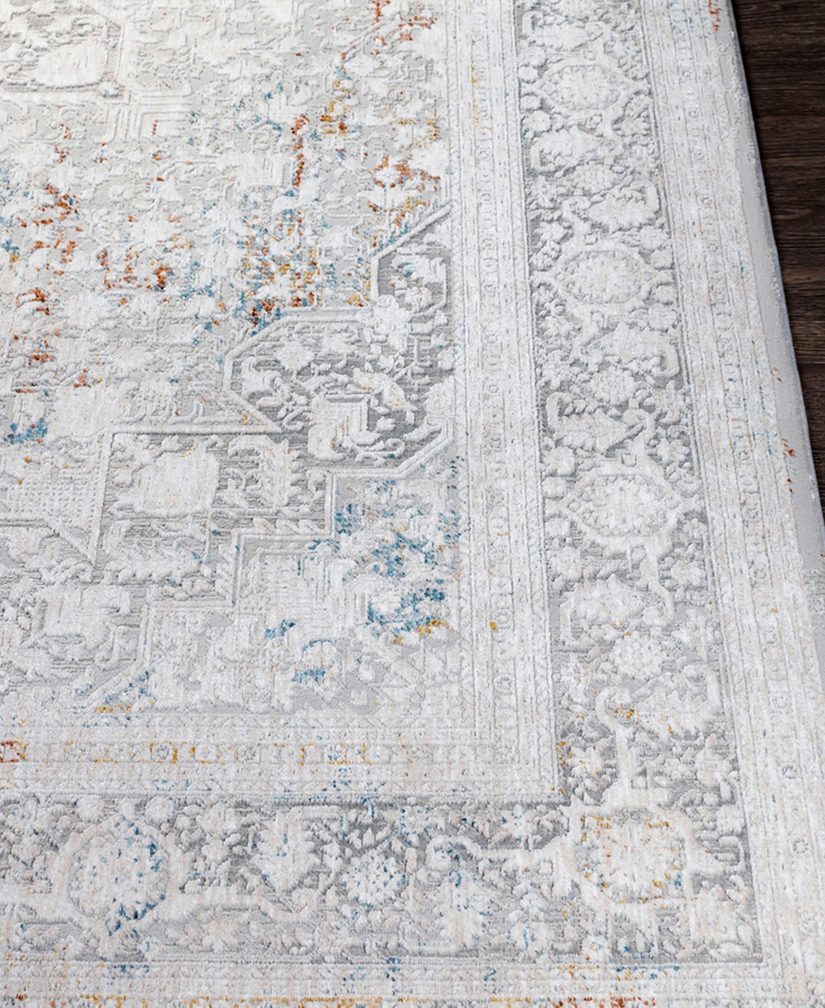 Surya Carmel Crl-2312 7'10x10' Area Rug In Silver
