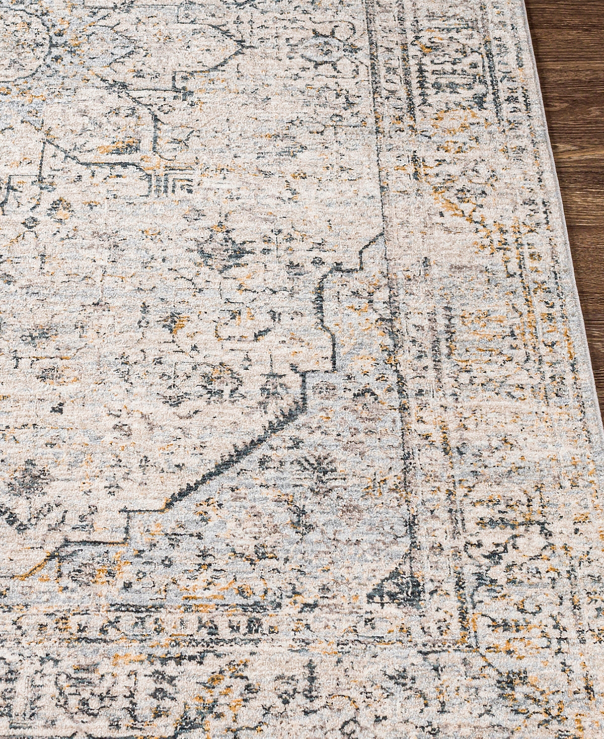 Livabliss Laila Laa-2310 Area Rug - Gray- Teal