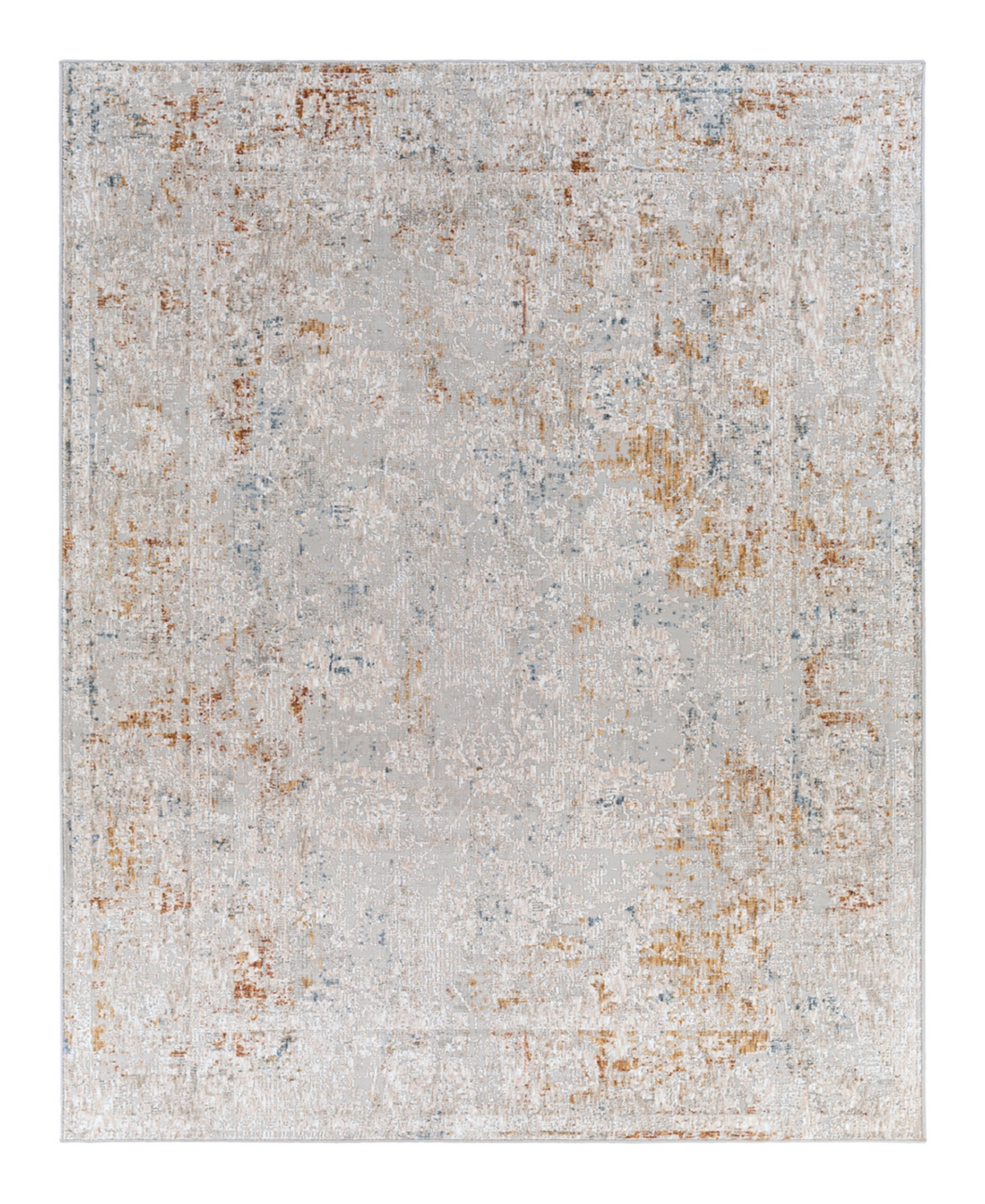 Shop Surya Carmel Crl-2305 2'7x4' Area Rug In Silver