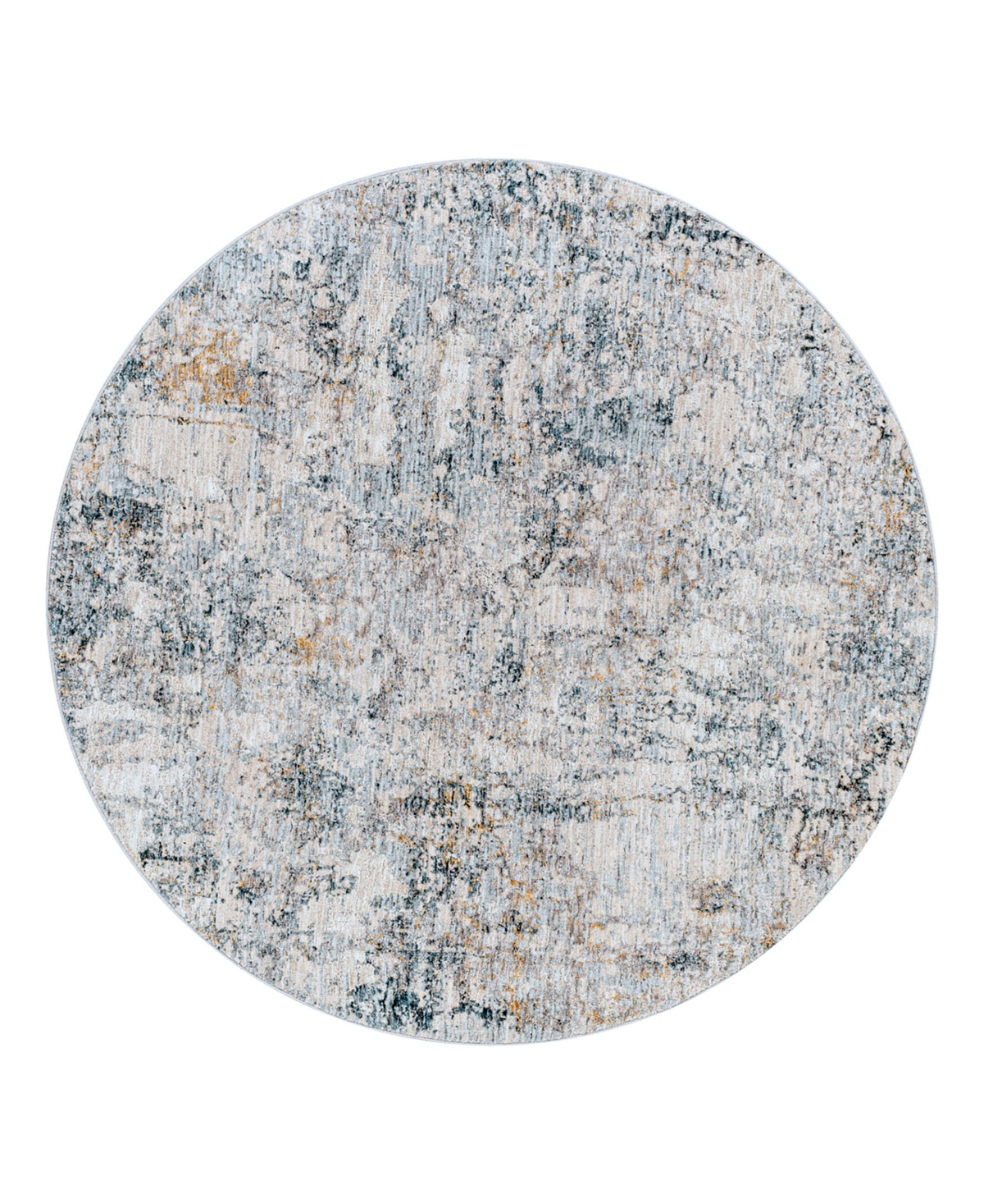 Surya Laila Laa-2305 6'7x6'7 Round Area Rug In Navy