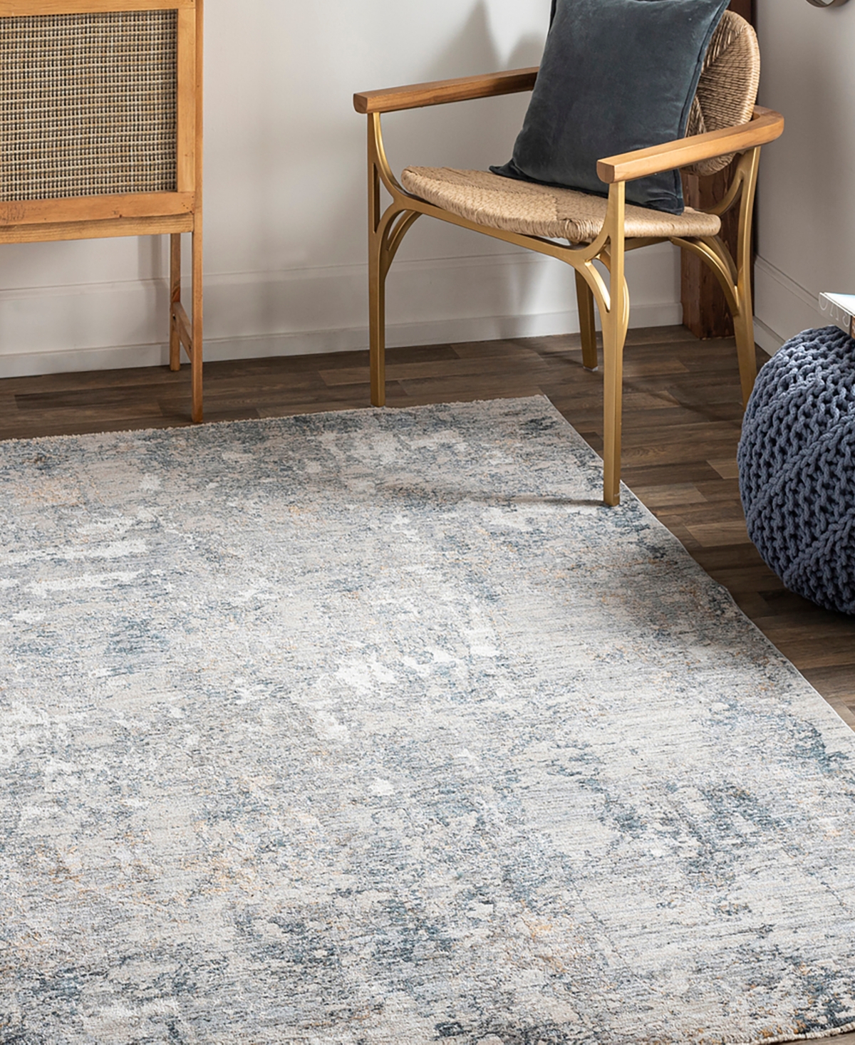 Surya Laila Laa-2305 5'x7'5 Area Rug In Navy