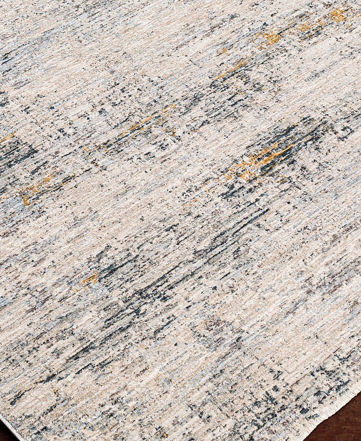 Surya Laila Laa-2308 2'7x7'3 Runner Area Rug In Gray- Teal