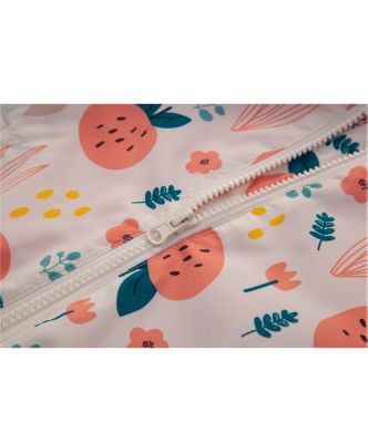 Toddler Girls Fleece Lined Windbreaker Rain Jacket