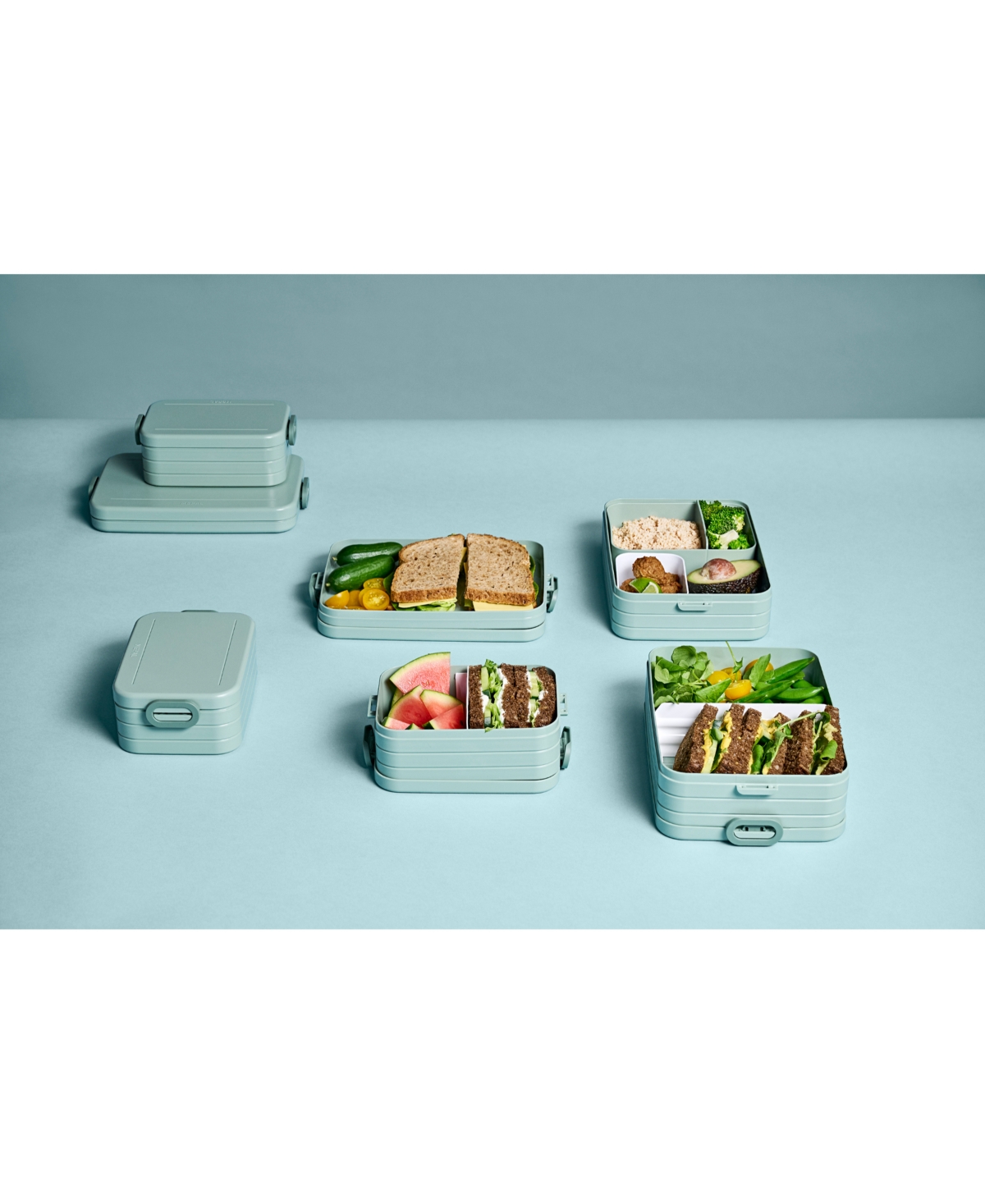 Shop Mepal Bento 1pc. Midi Lunch Box In Green