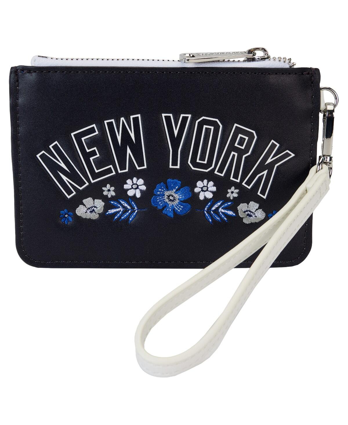 Shop Loungefly New York Yankees Floral Wrist Clutch In No Color