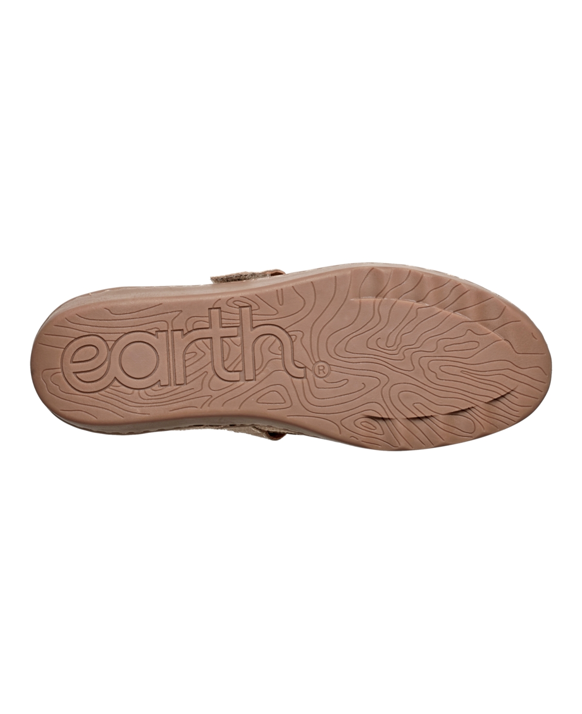Shop Earth Women's Lorali Round Toe Adjustable Strap Casual Flats In Natural