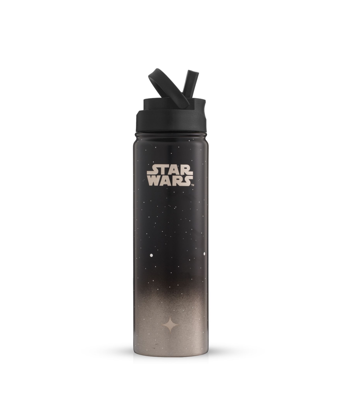 Shop Joyjolt Star Wars Destinations Collection 22 oz Vacuum Insulated Water Bottle In Black Death Star