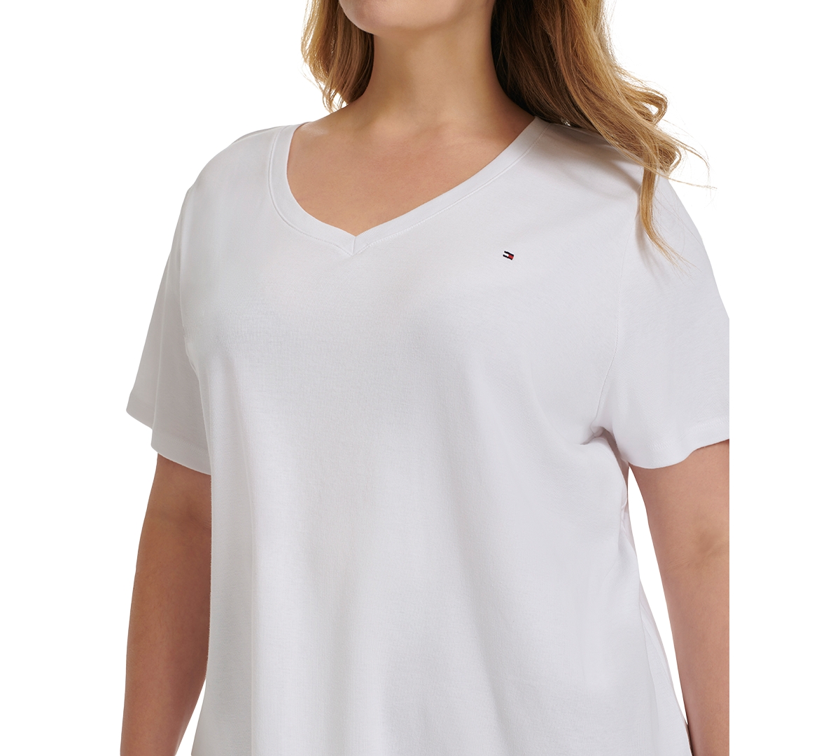 Tommy Hilfiger Plus Size V-Neck T-Shirt