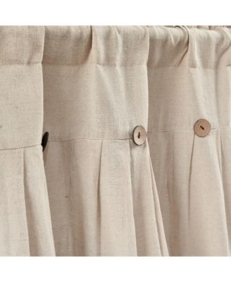 Linen Button Valance