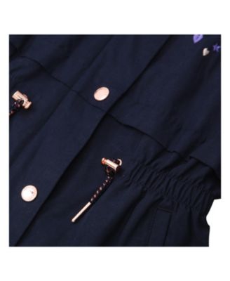 Girls Lightweight Rain Jacket Trench Coat XS-XL