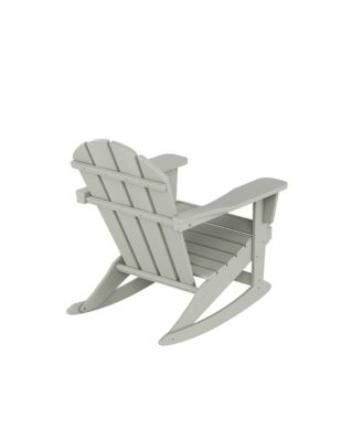 Outdoor Patio Porch Rocking Adirondack Chair