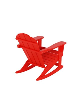 Outdoor Patio Shell-back Adirondack Dining Chair All Weather