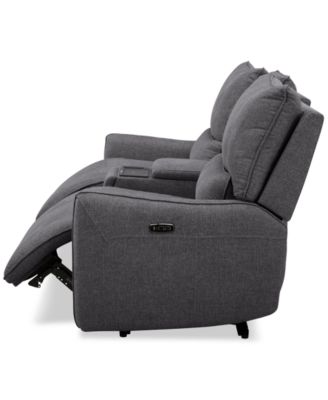 Olper 3-Pc. Fabric Zero Wall Sofa with 2 Power Recliners and 1 Console