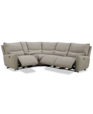 Olper Fabric Zero Wall Sectional Collection, Created for Macy's