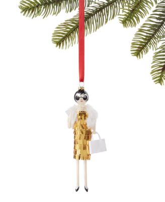Holiday Lane - Shine Bright Fancy Party Girl Ornament