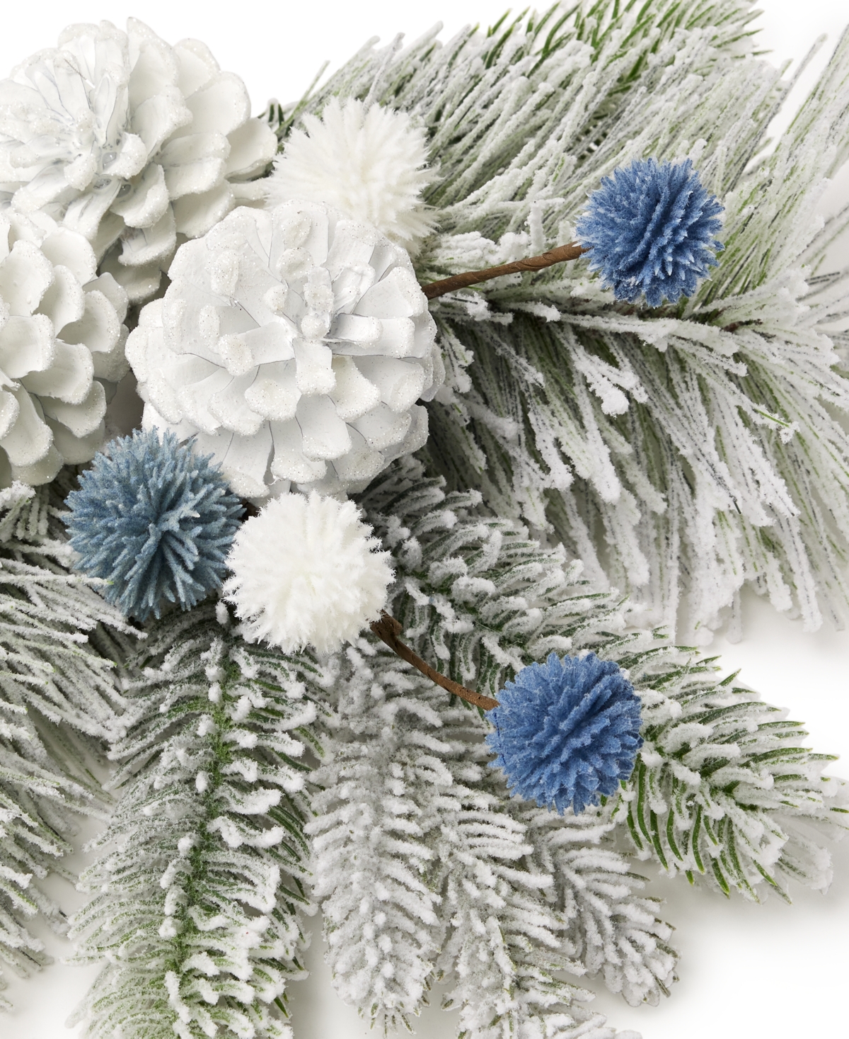 Holiday Lane Northern Lights Pinecone Pick Ornament, Exclusively at Macy's