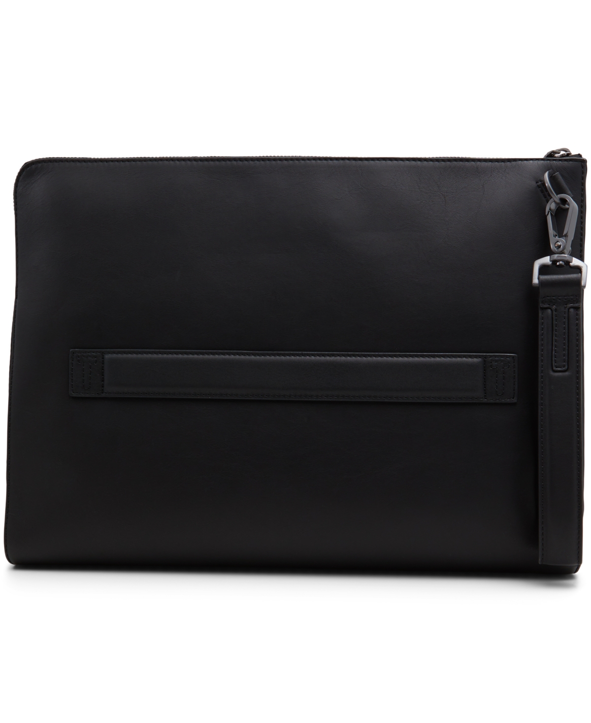 Shop Ted Baker Thame Leather Laptop Sleeve In Black