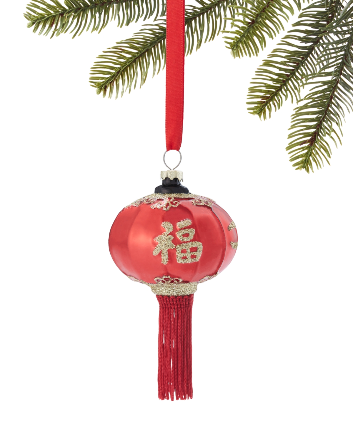 Holiday Lane Around the World Lantern with Tassel Ornament, Exclusively at Macy's