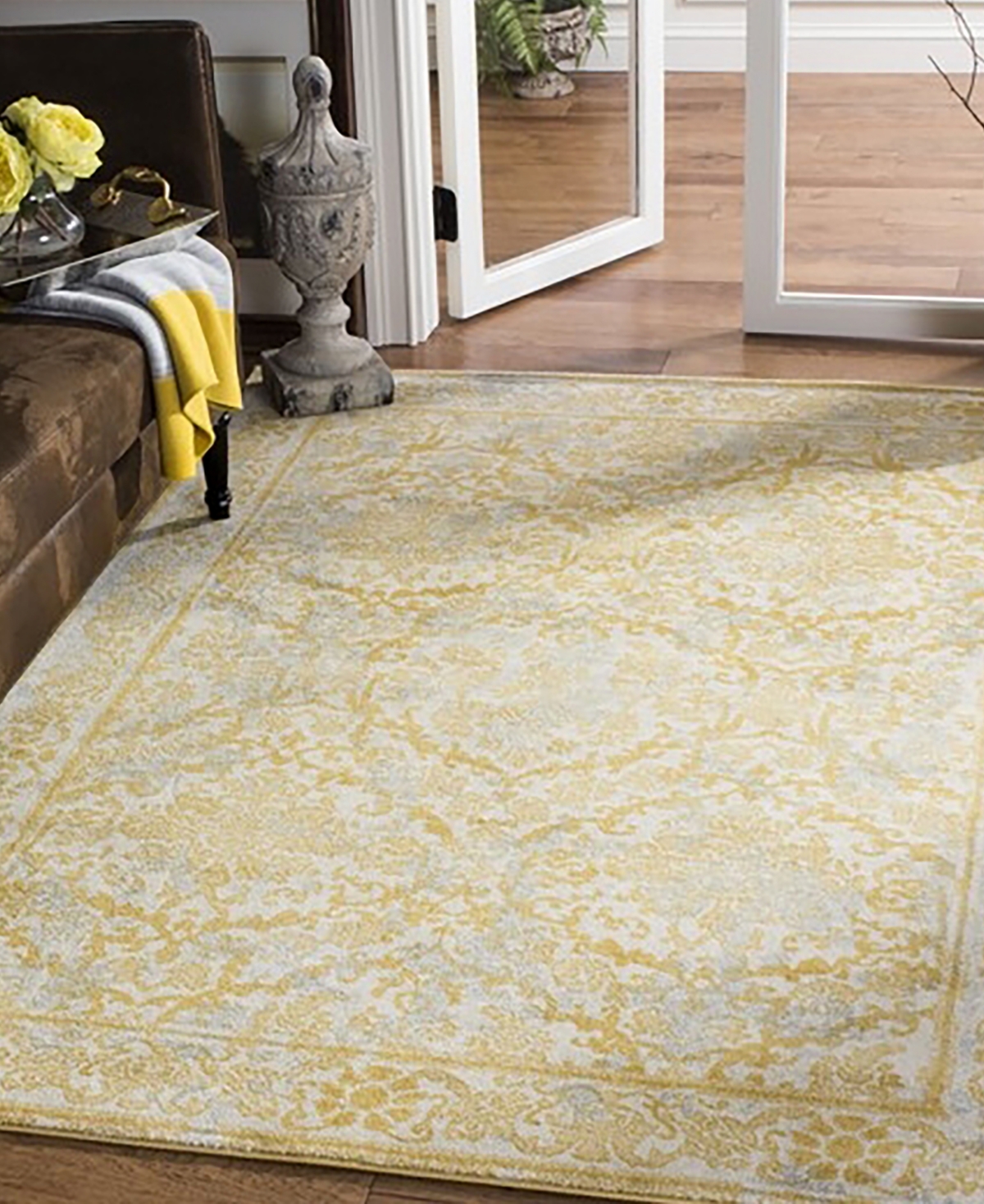 Safavieh Evoke EVK242S Ivory/Gold 8' x 10' Area Rug