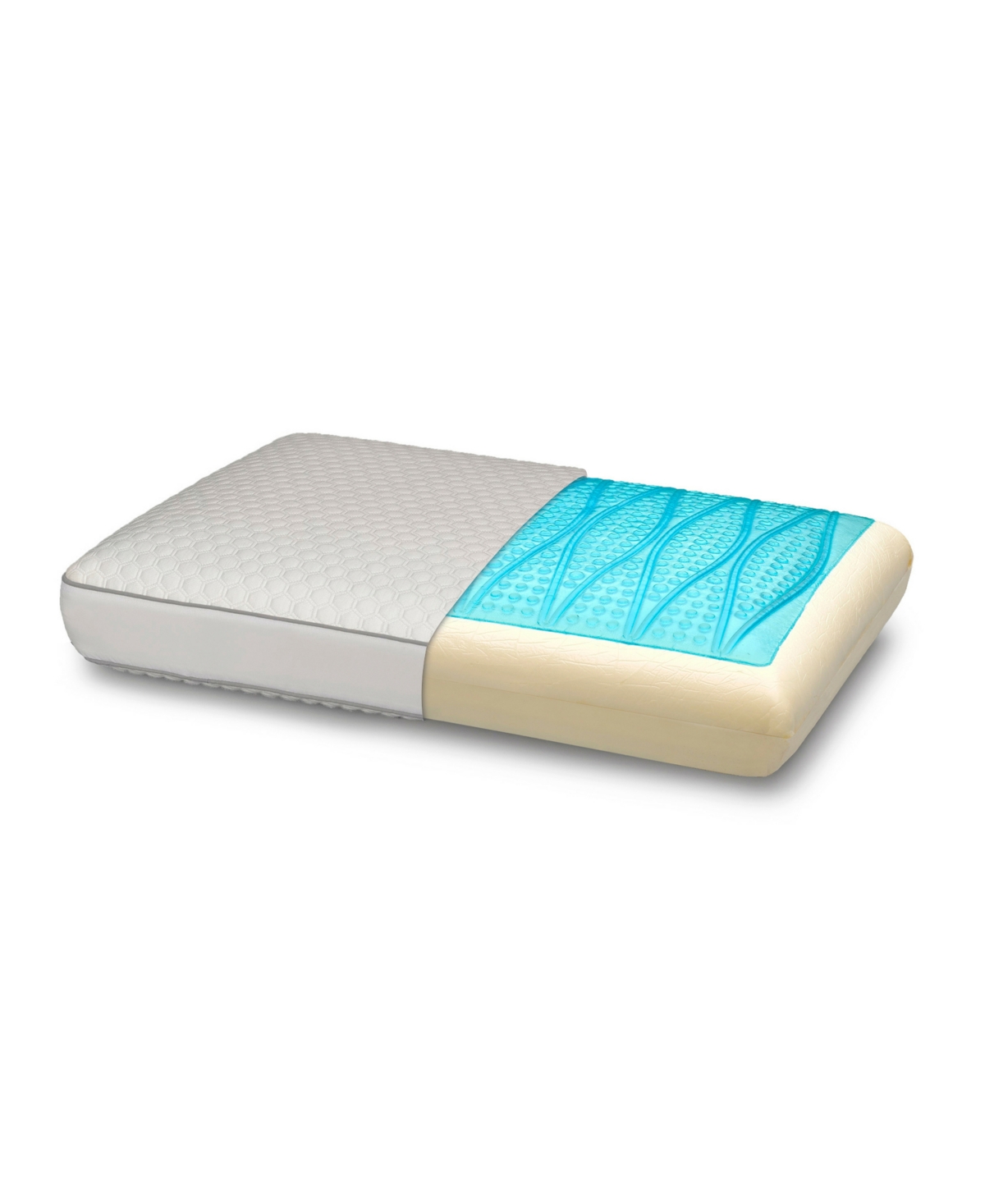 Super Cooling Gel Top Memory Foam Pillow - One Size