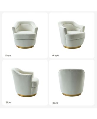 Modern Round Accent Chair for Living Room Bedroom