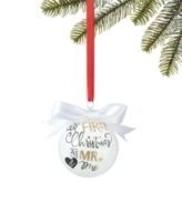 Holiday Lane Our First Mr and Mrs Ornament, Exclusively at Macy's