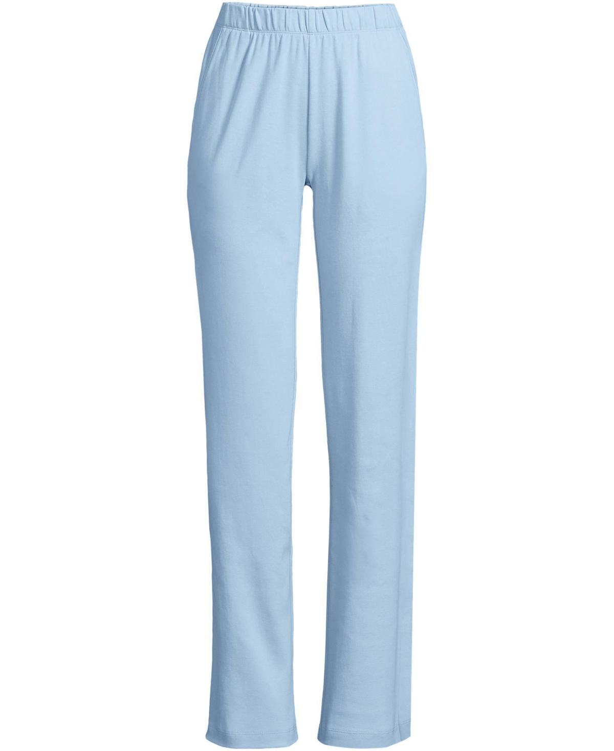 Lands' End Plus Size Sport Knit High Rise Pants