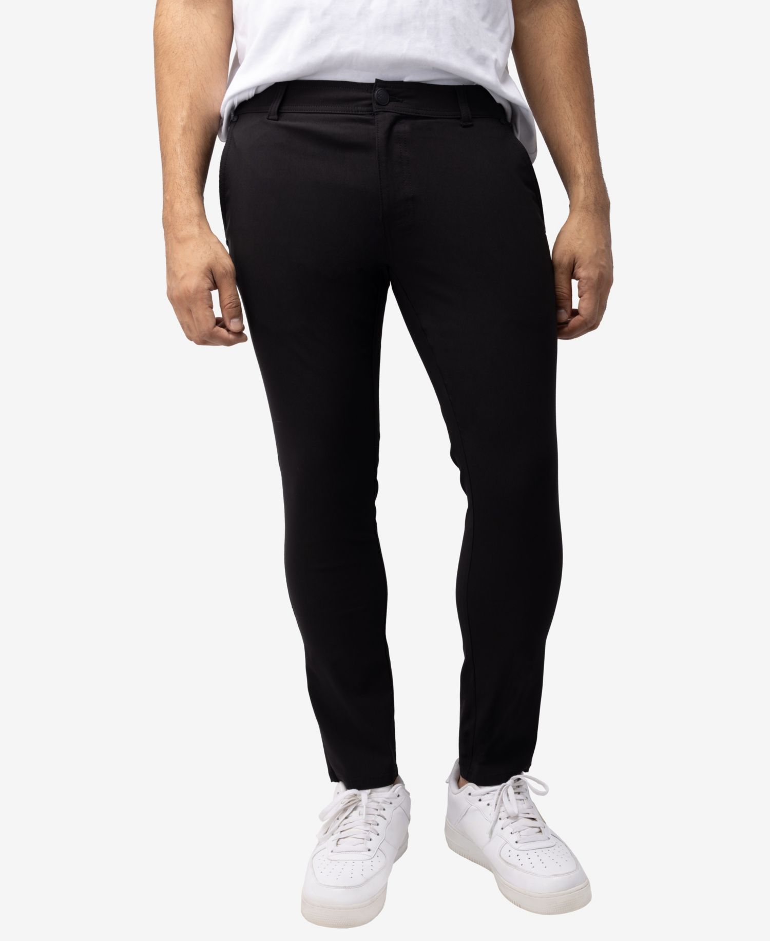 Men's Trouser Slit Patch Pocket Nylon Pants