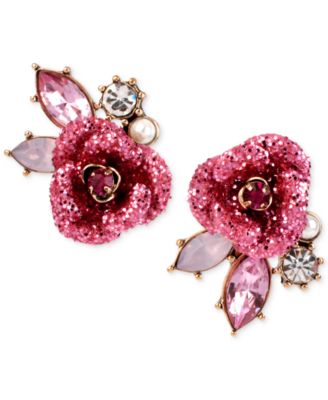 betsey johnson diamond earrings