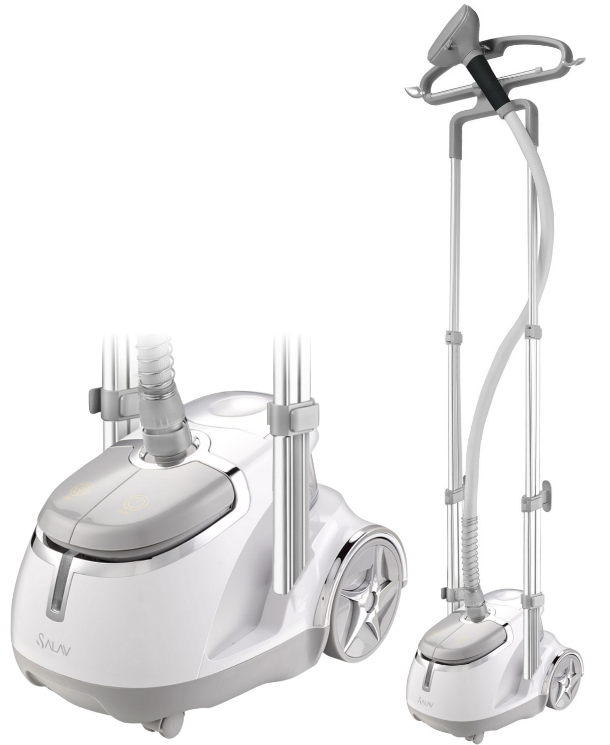 Shop Salav Professional Garment Steamer With Foot Pedal Power Control Silver