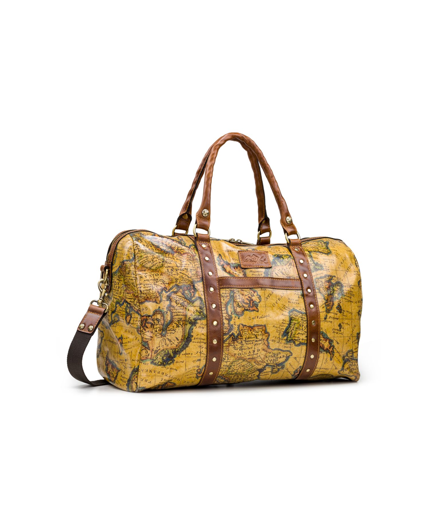 Milano Weekender Leather Duffel Bag