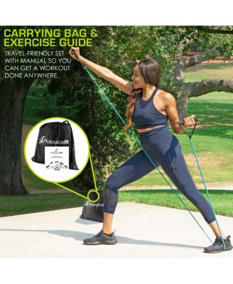 Tube Resistance Bands Set with Attached Handles