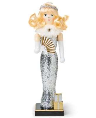 Holiday Lane - Shine Bright Fancy Lady Nutcracker