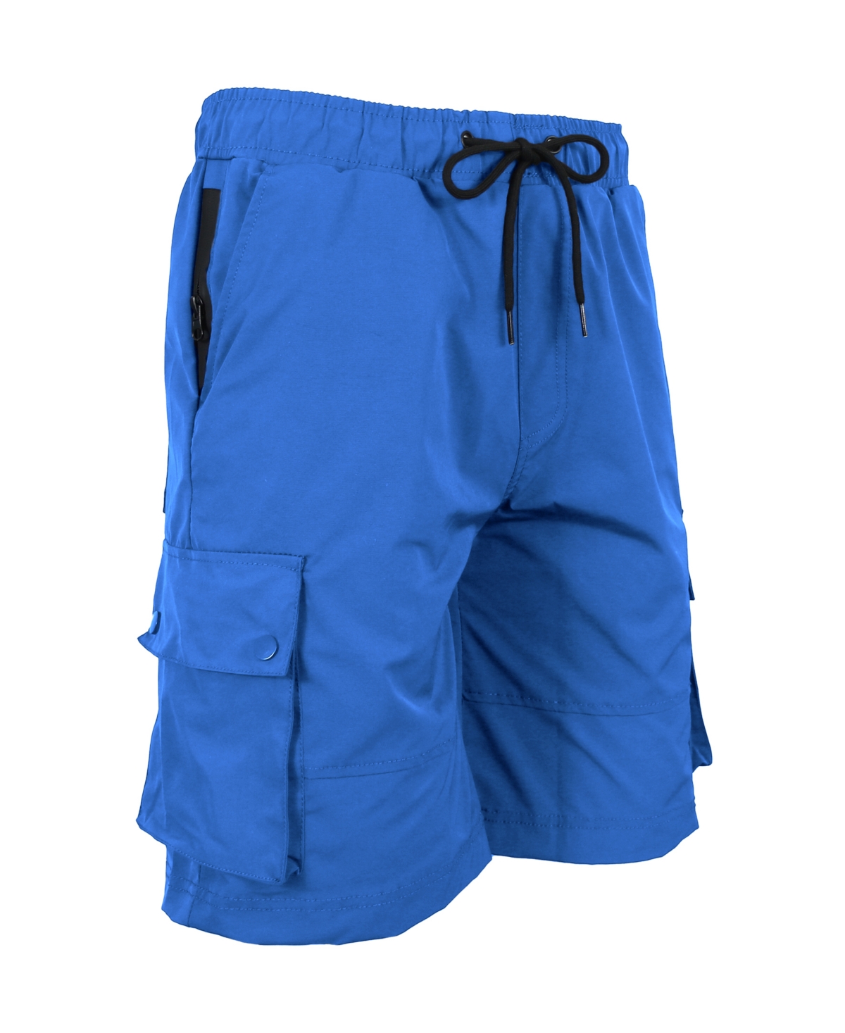 Shop Galaxy By Harvic Men's Moisture Wicking Performance Quick Dry Cargo Shorts In Light Blue