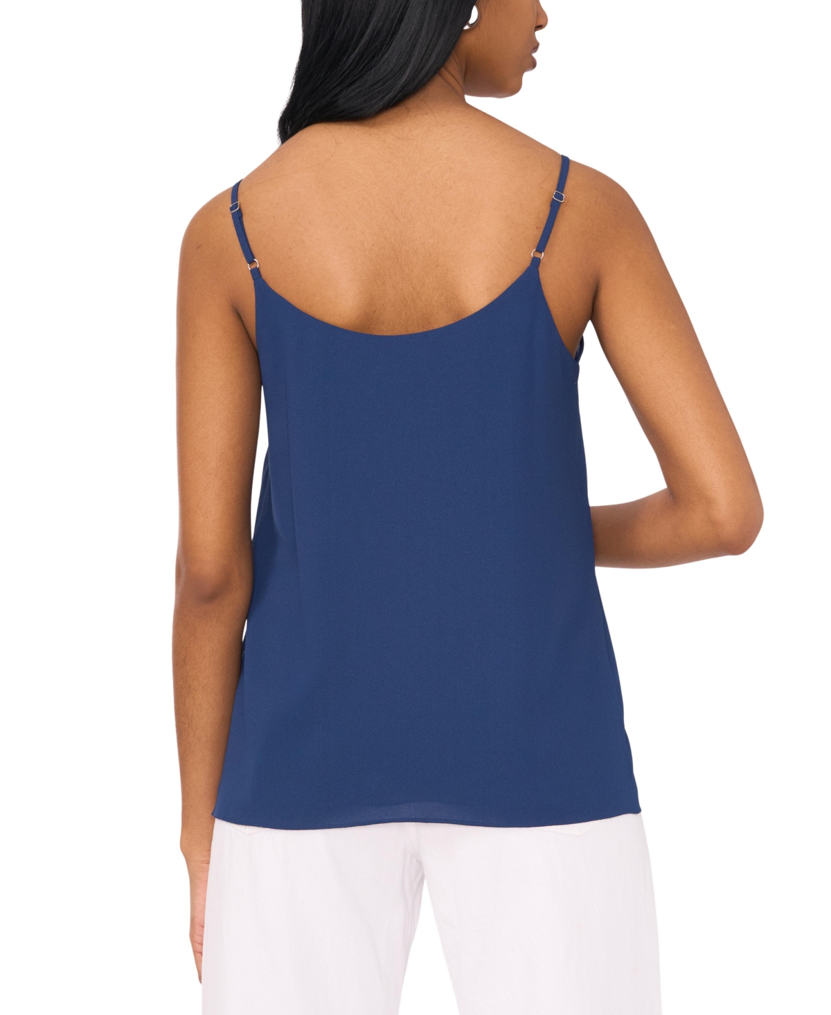 1.state Women's Spaghetti Strap Chiffon-Trim Camisole